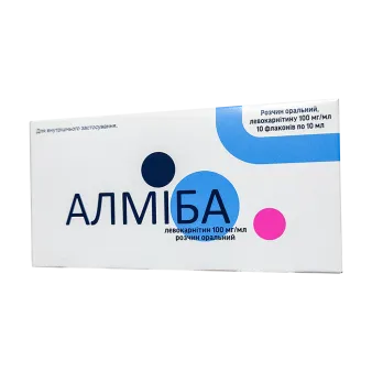 Алмиба сироп для детей, флакон 100 мг/мл 10 мл №10