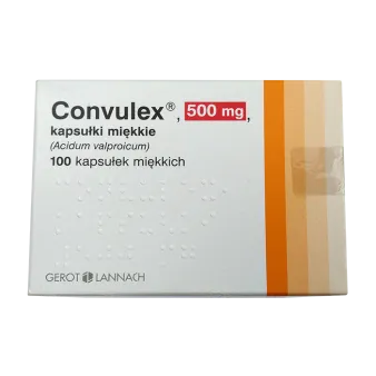 Конвулекс 500мг капсулы №100