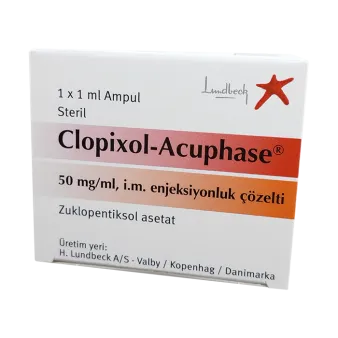 Клопиксол Акуфаз раствор для в/м введения 50мг/мл 1мл №1 (1 амп!!!)