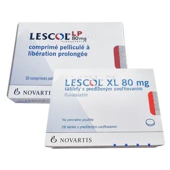 Лескол пролонг. (Флувастатин) таблетки 80мг 30шт