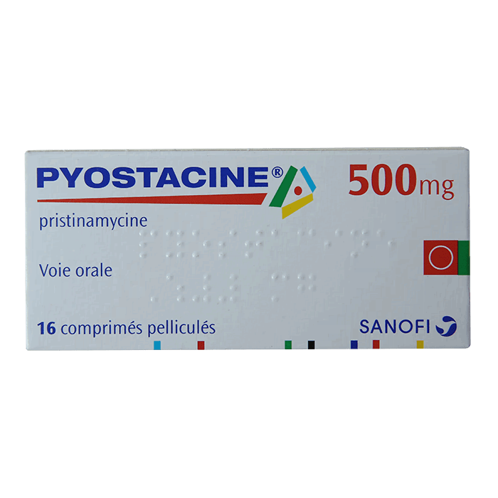 Пиостацин (Пристинамицин) таб. 500мг 16шт